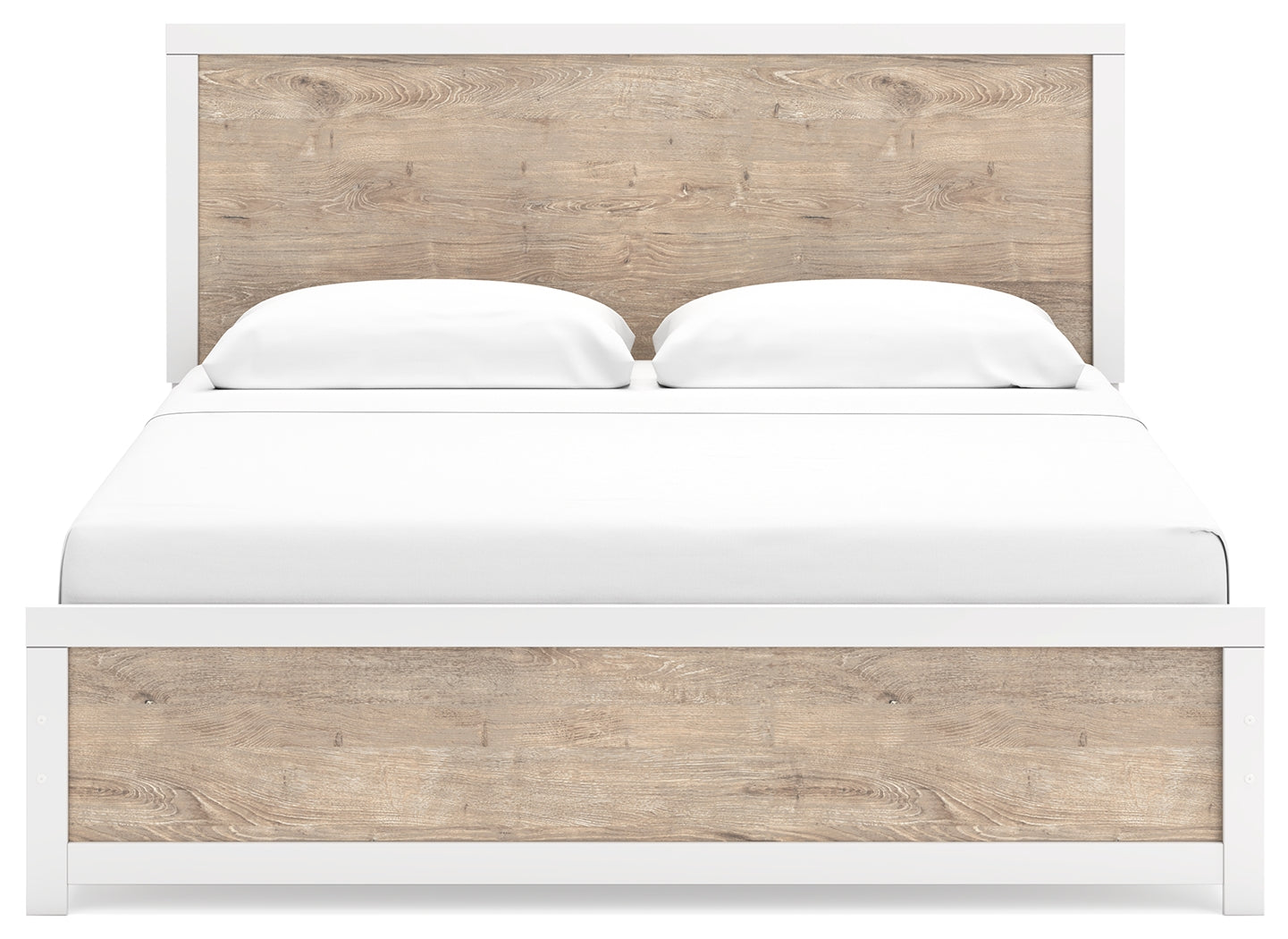 Charbitt Two-tone King Panel Bed