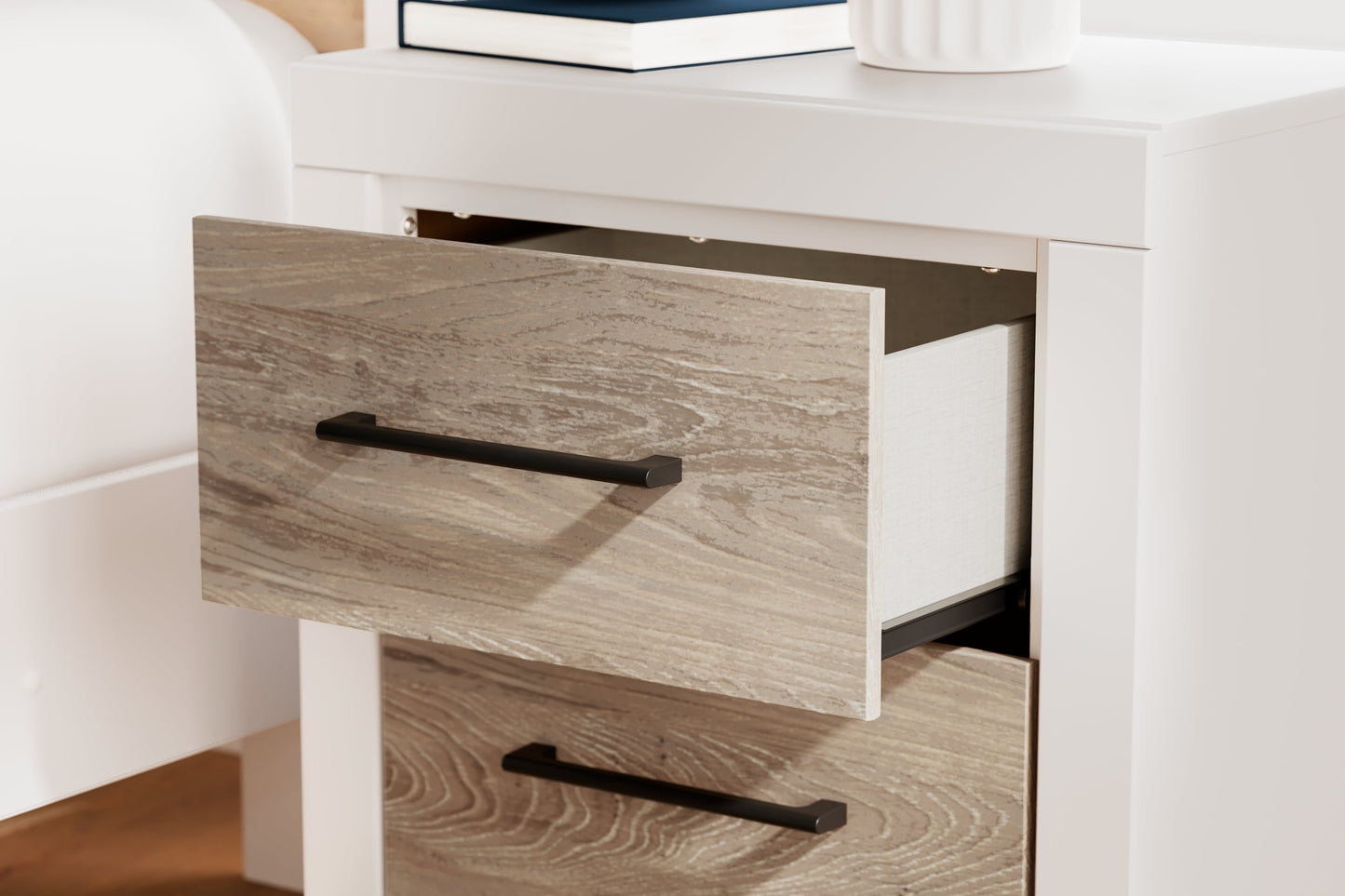 Charbitt Two-tone Nightstand