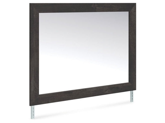 Hollivern Dark Gray Bedroom Mirror - Ornate Home