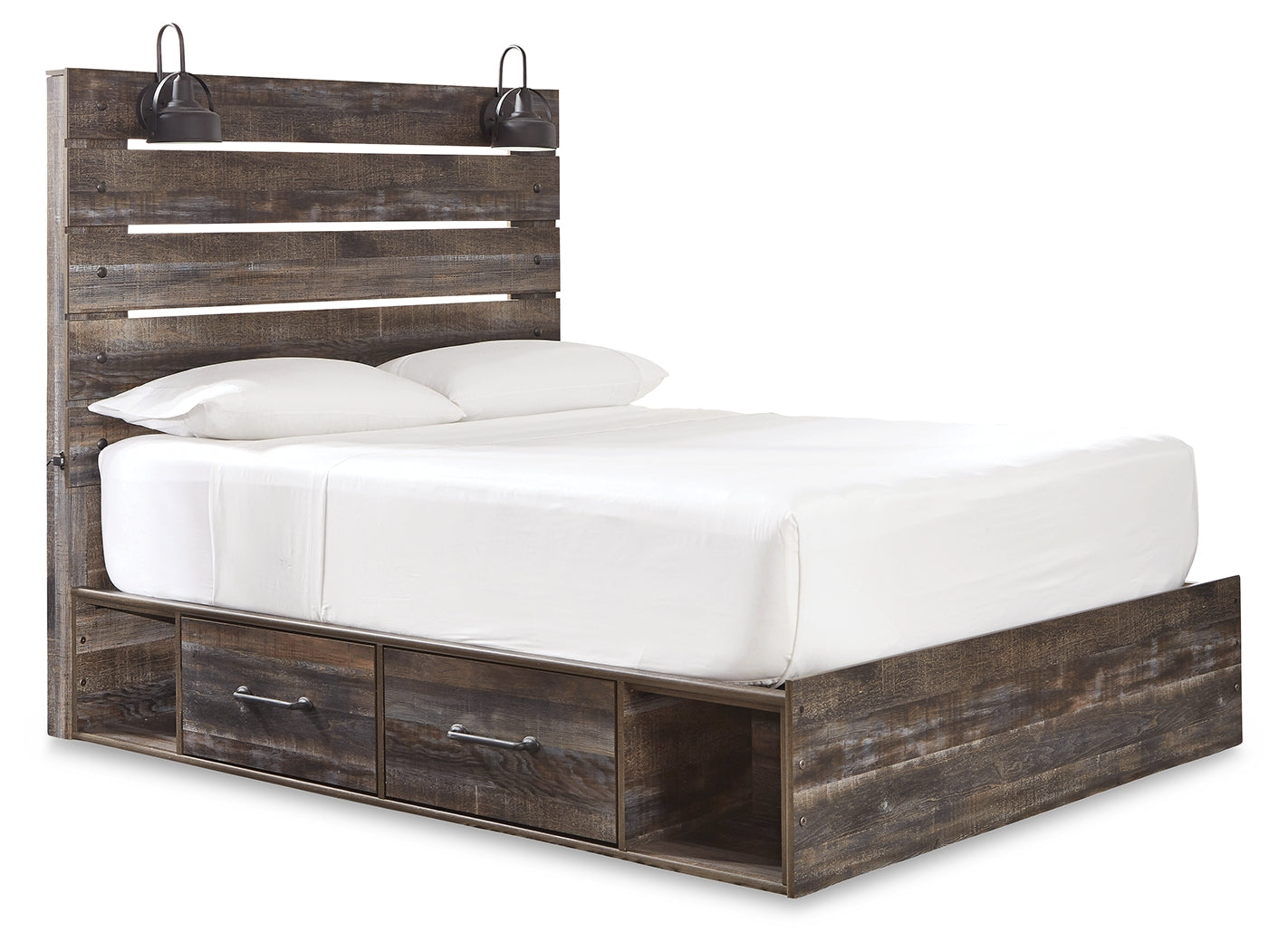 Drystan Multi Queen Panel Bedroom Set with Storage, Chest and Nightstand