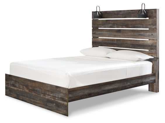 Drystan Multi Tone Queen Panel Bed