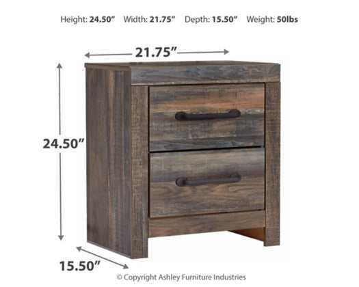 Drystan Multi Tone Nightstand