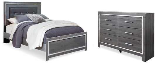 Lodanna Gray Queen Panel Bedroom Set with Dresser