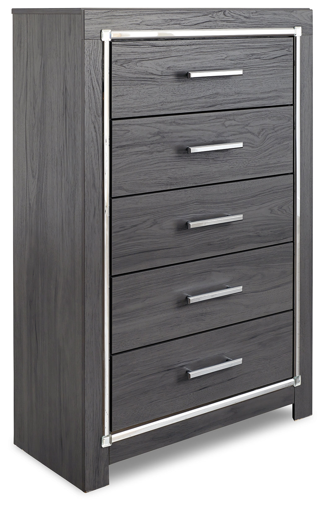 Lodanna Gray Queen Storage Bedroom Set with Chest and Nightstand