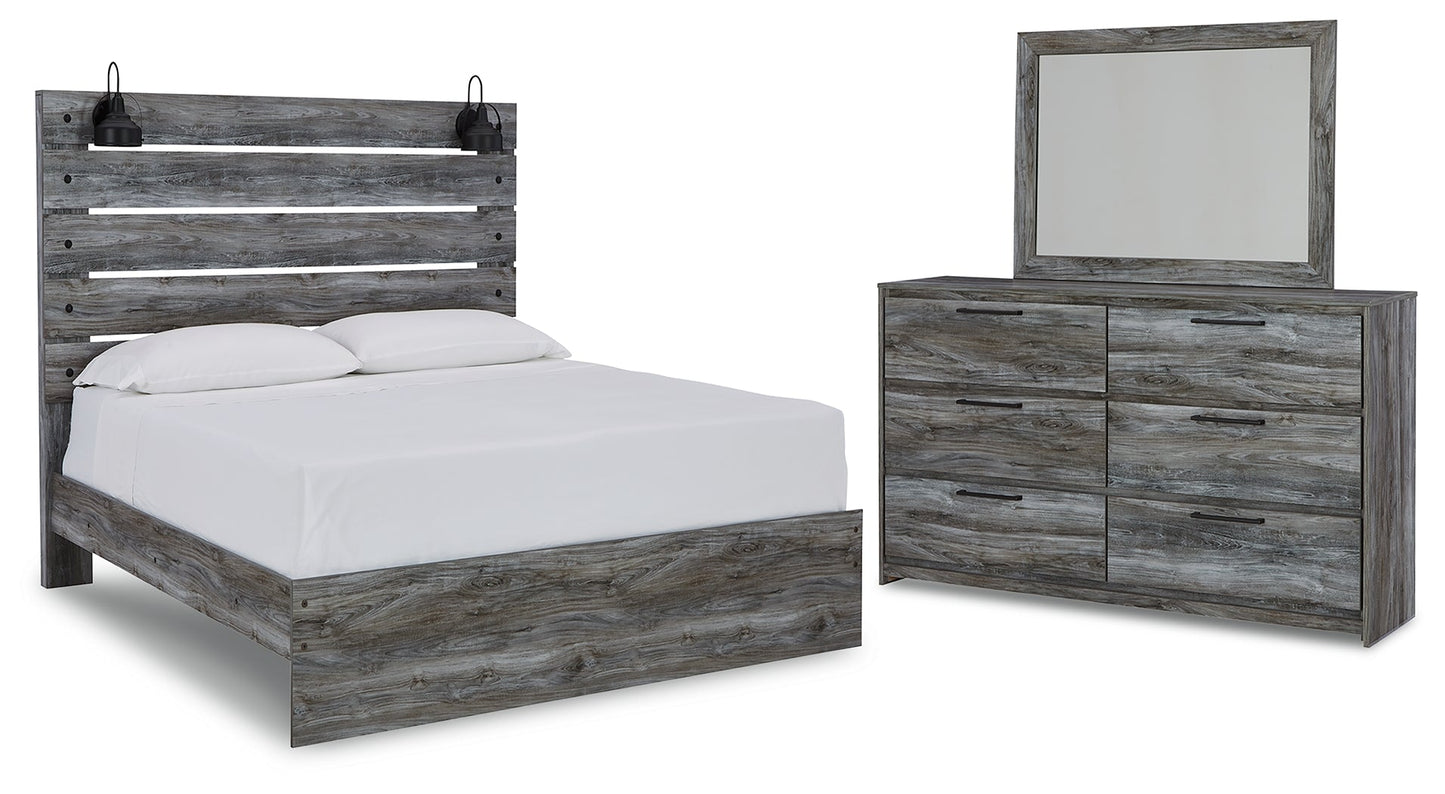 Baystorm Queen Panel Bedroom Set with Dresser and Mirrorcds