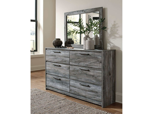 Baystorm Gray Dresser & Mirror