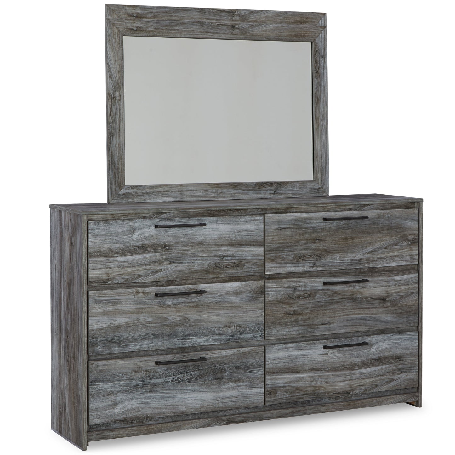 Baystorm Queen Panel Bedroom Set with Dresser and Mirror