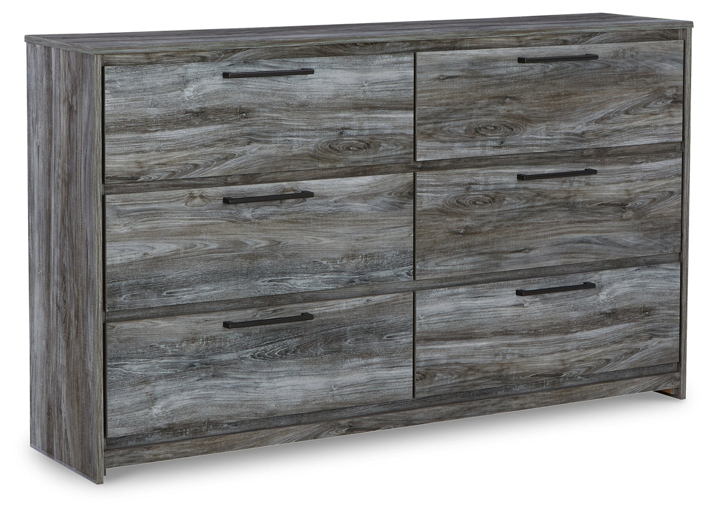 Baystorm Gray Full Panel Storage Bedroom Set with Dresser and Nightstand