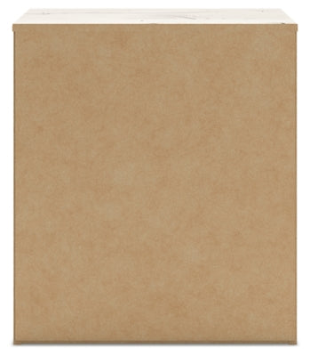 Lawroy Light Natural Two Drawer Nightstand - Ornate Home