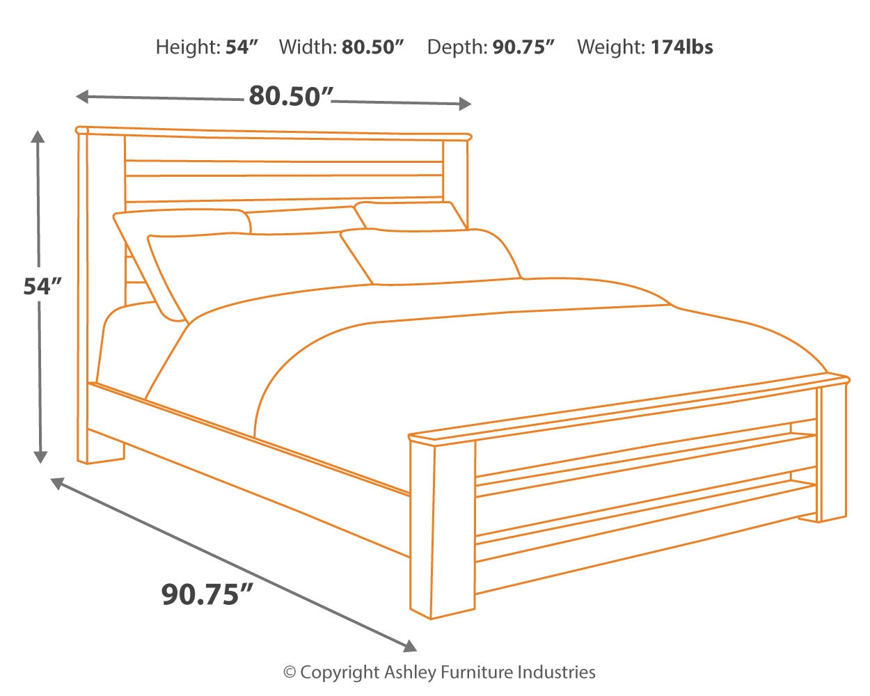 Zelen Gray King Panel Bedroom Set with Dresser, Mirror and Nightstand