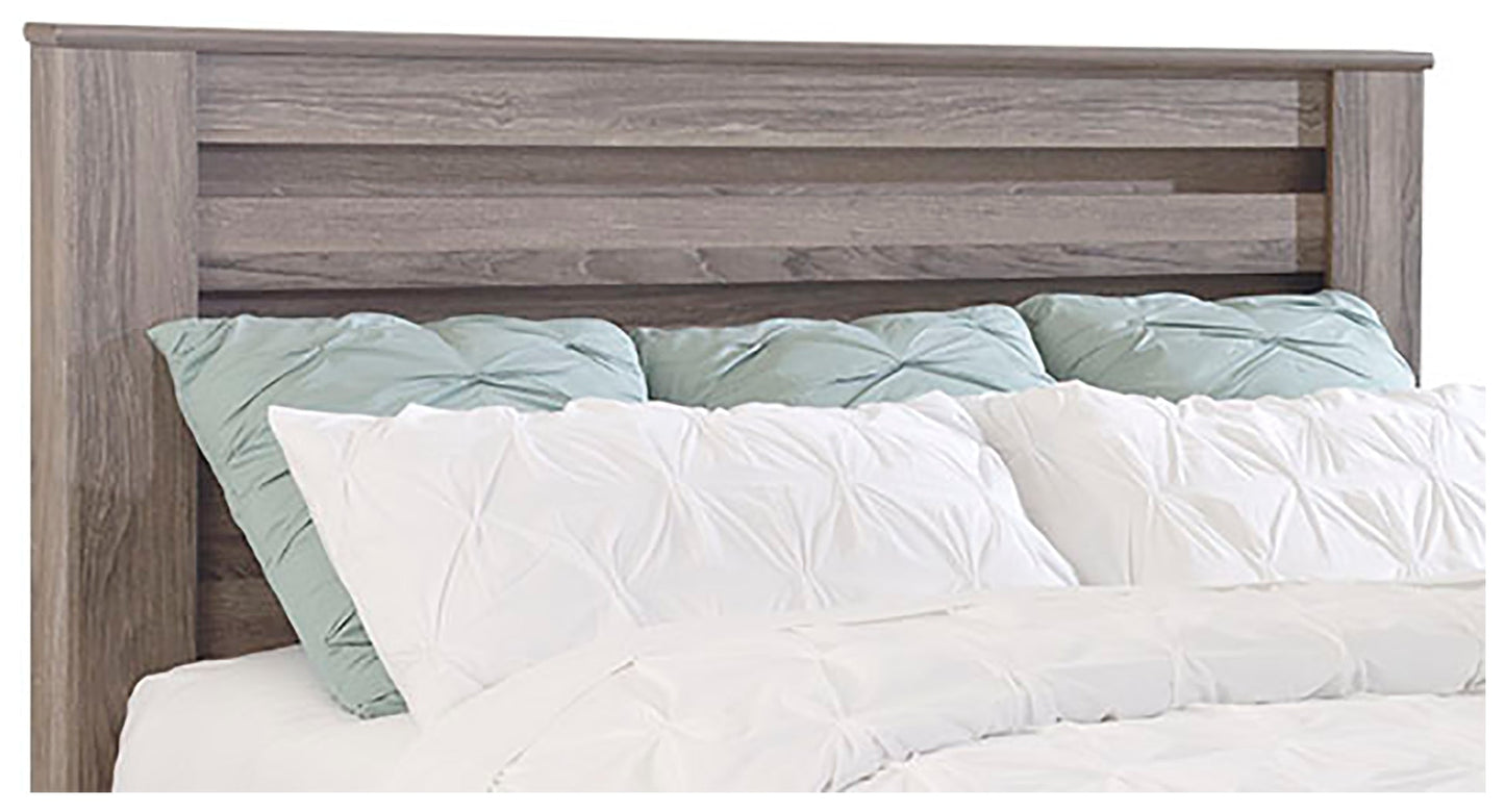 Zelen Warm Gray King/California King Panel Headboard