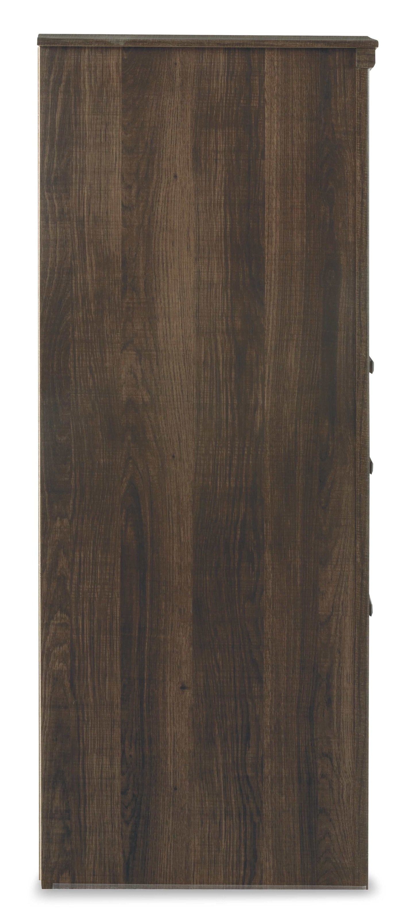 Juararo Dark Brown Dresser & Mirror