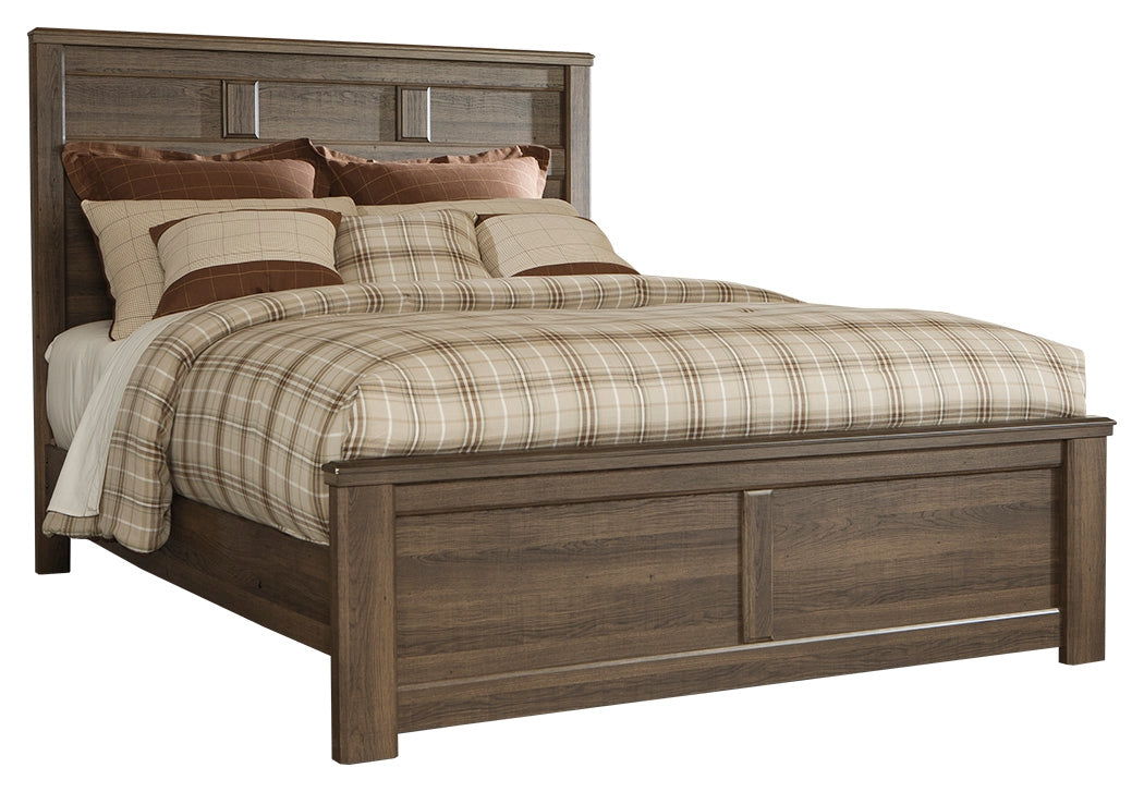 Juararo Queen Panel Bedroom Set with Dresser and Mirror