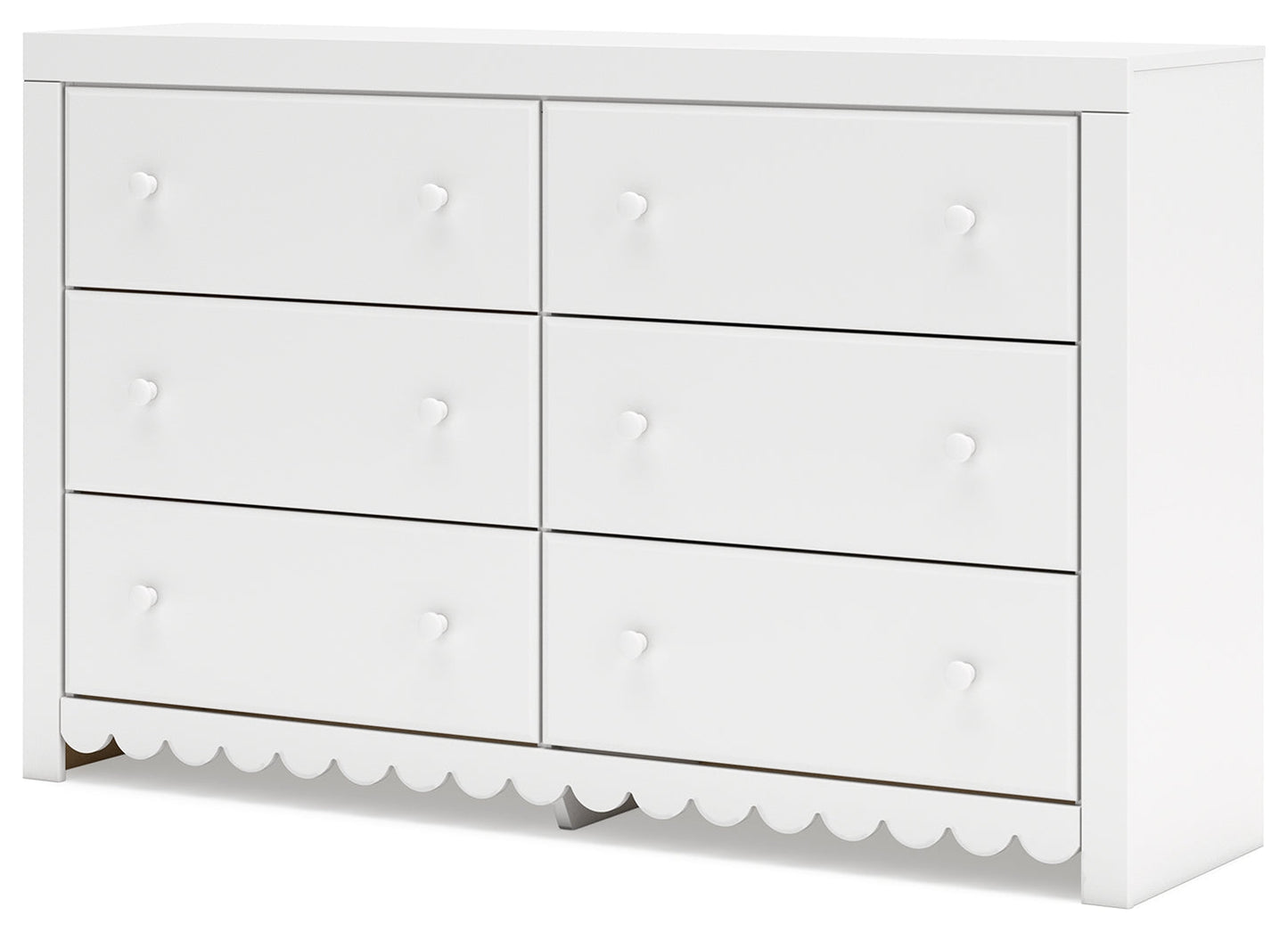 Mollviney White Dresser