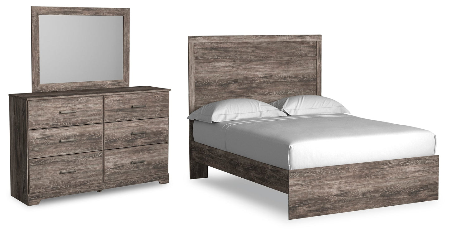 Ralinksi Full Panel Bedroom Set with Dresser and Mirror