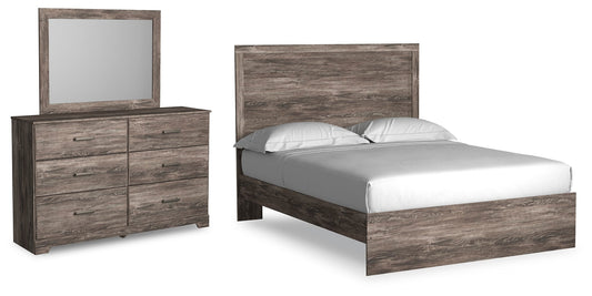 Ralinksi Queen Panel Bedroom Set with Dresser and Mirror