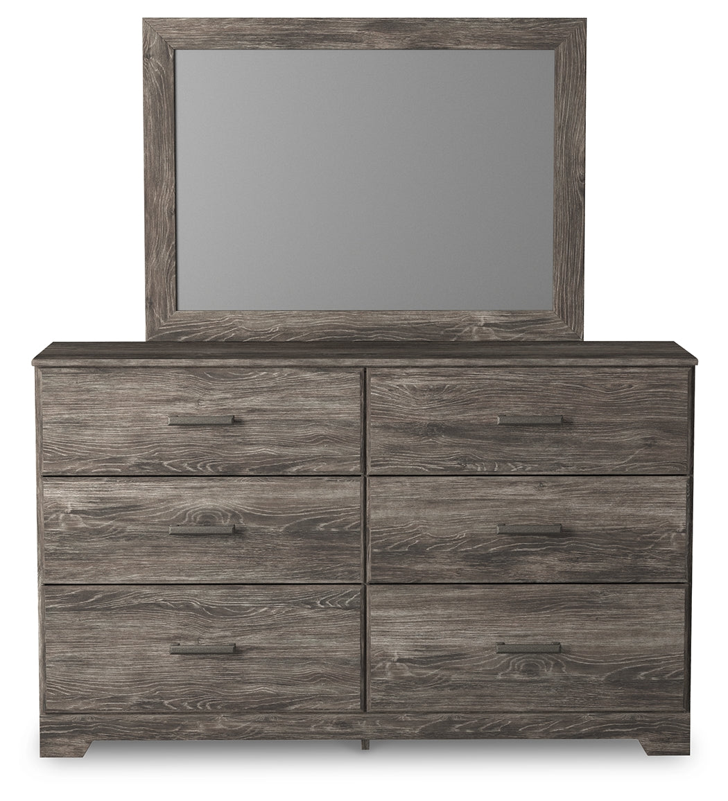 Ralinksi Twin Panel Bedroom Set with Dresser and Mirror