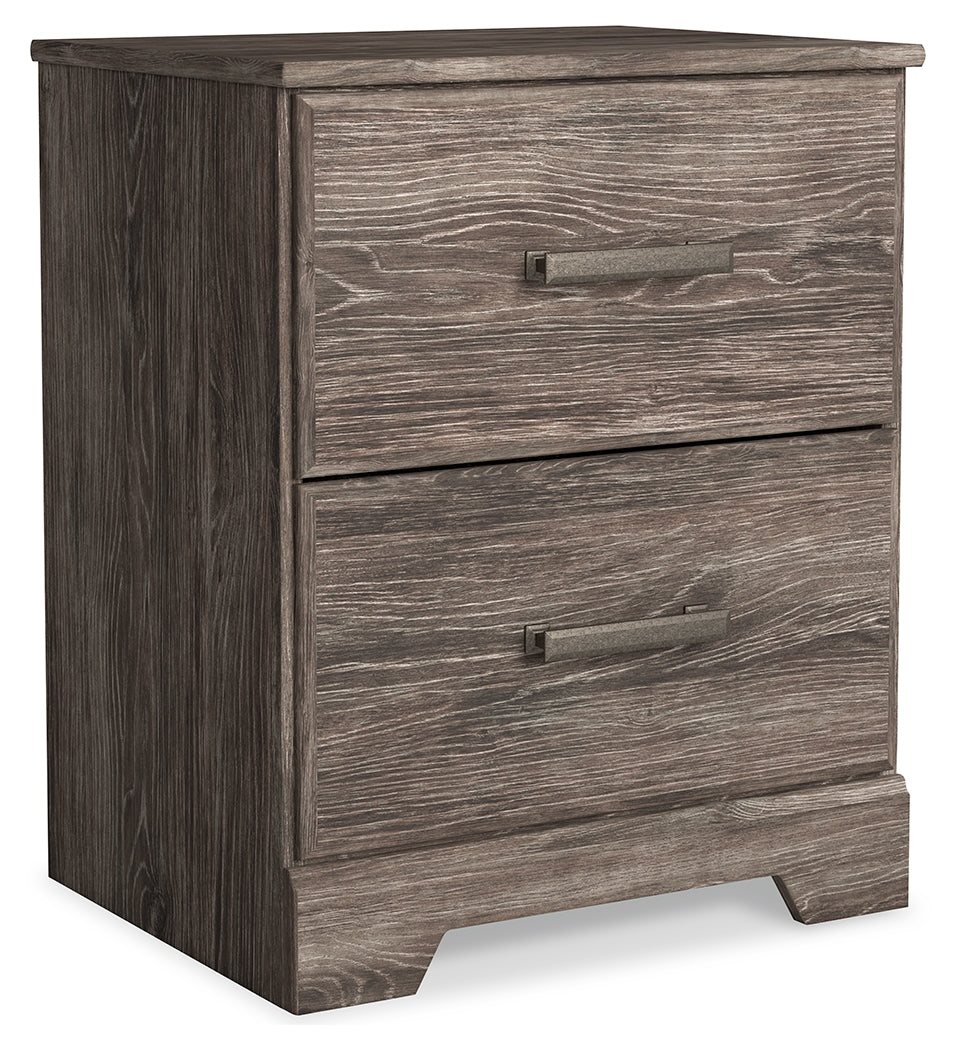 Ralinksi Gray Full Panel Bedroom Set with Dresser, Mirror and Nightstand