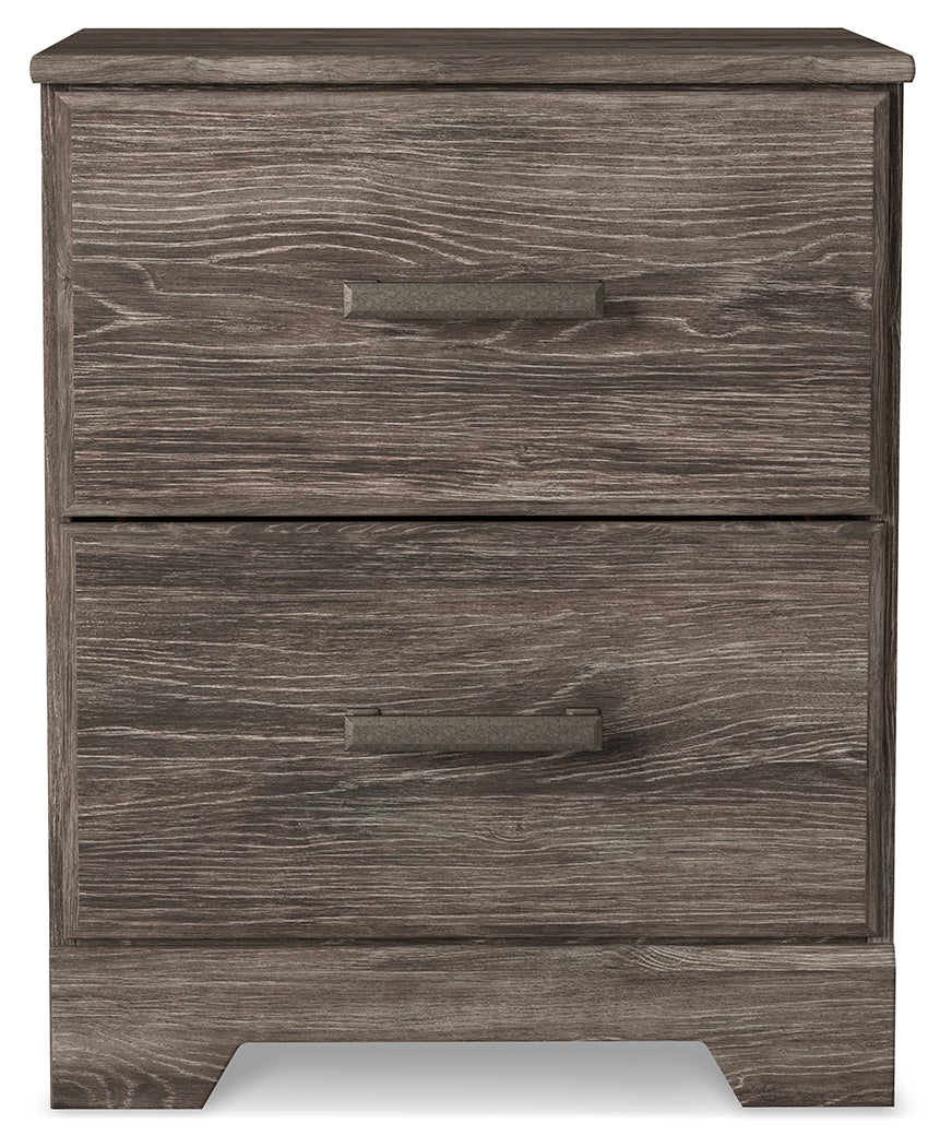 Ralinksi Gray Full Panel Bedroom Set with Dresser, Mirror and Nightstand