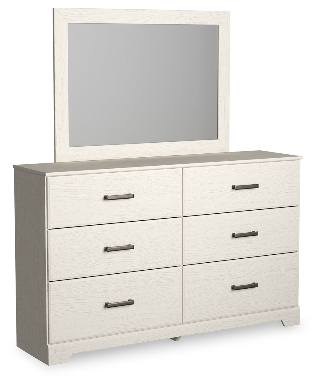 Stelsie Twin Panel Bedroom Set with Dresser and Mirror