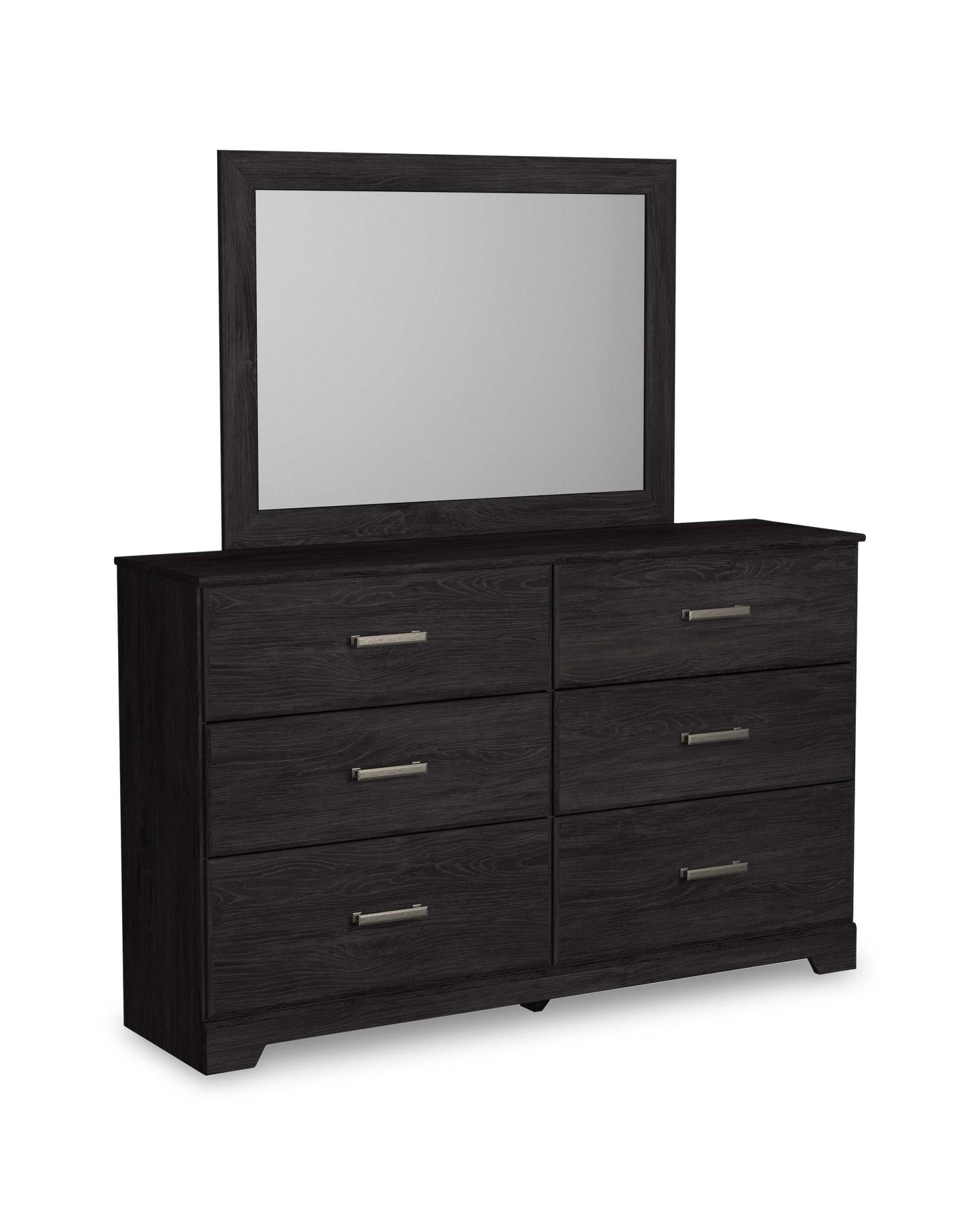 Belachime Black Dresser & Mirror