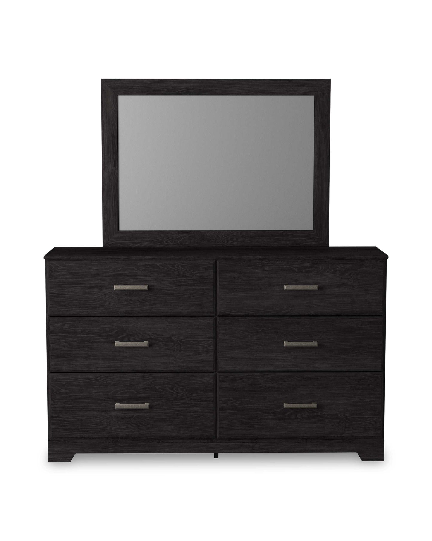 Belachime Black Dresser & Mirror