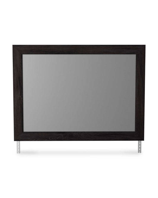 Belachime Black Bedroom Mirror