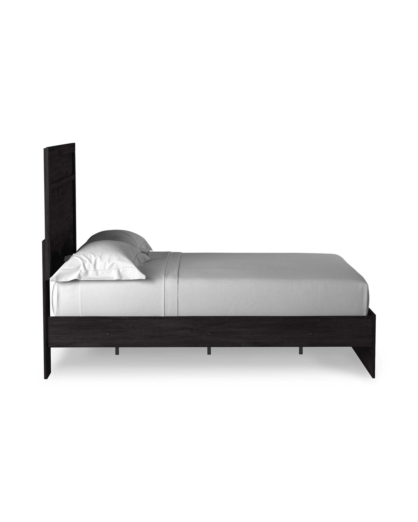 Belachime Black Full Panel Bed