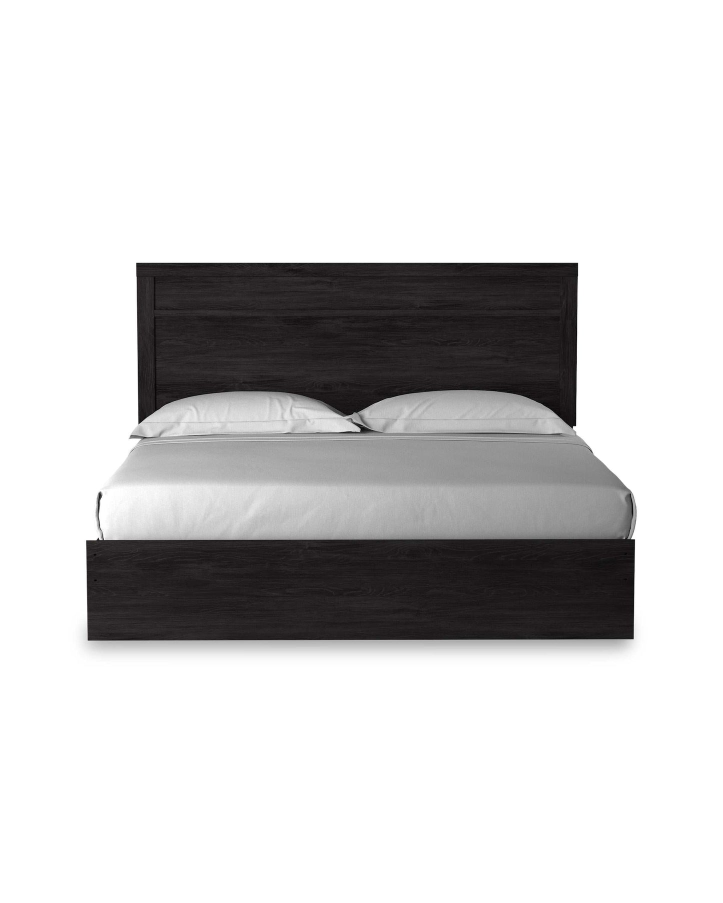 Belachime Black King Panel Bed