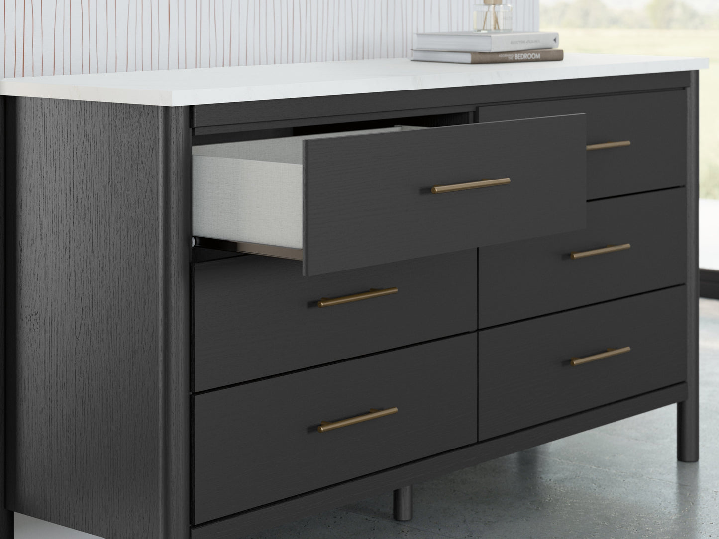 Cadmori Black/White Dresser