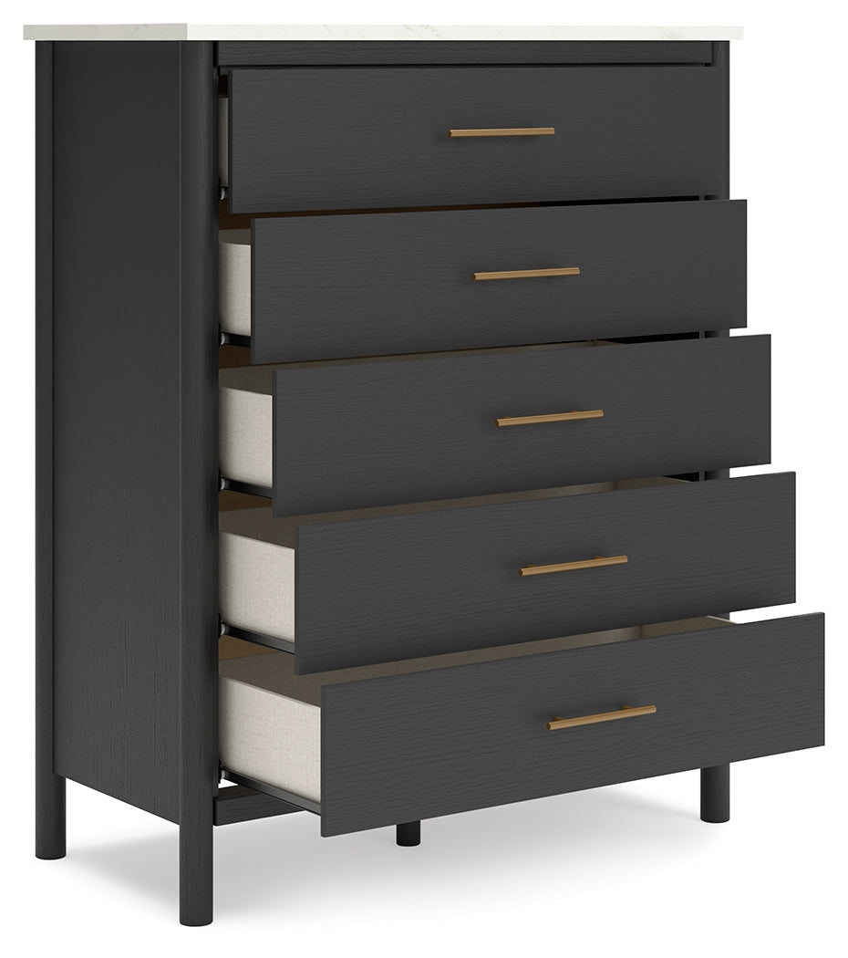 Cadmori Black/White Chest of Drawers