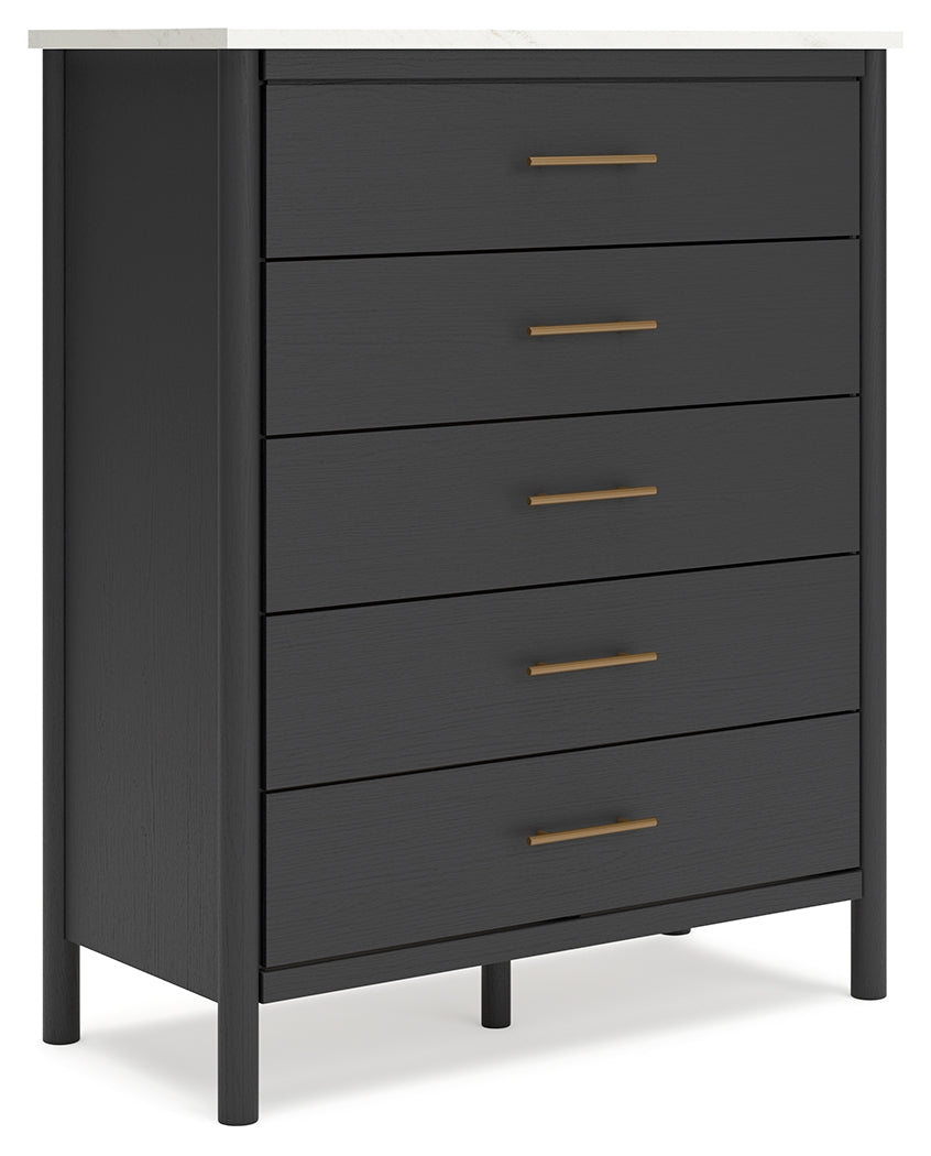 Cadmori Black/White Chest of Drawers