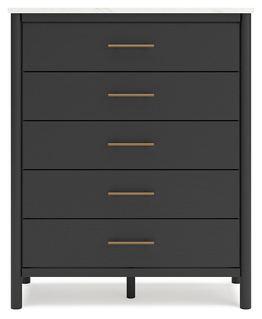 Cadmori Black/White Chest of Drawers