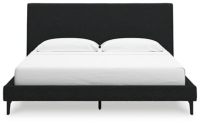 Cadmori Black King  Bed w/Roll Slats - Ornate Home