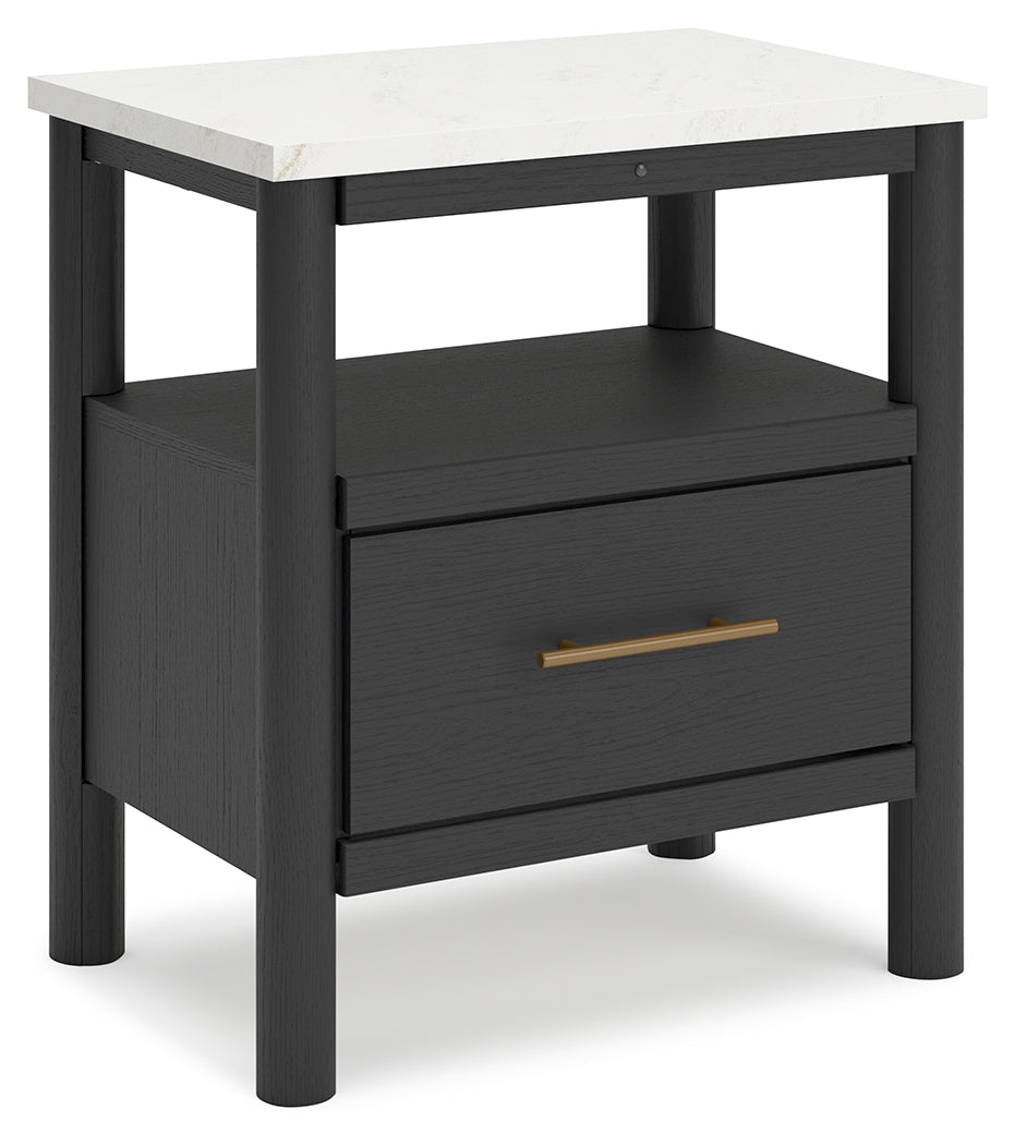 Cadmori Black/White Nightstand