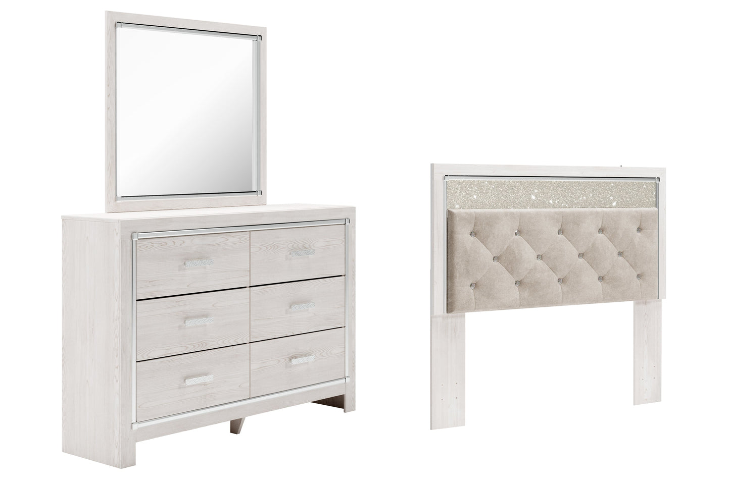 Altyra Queen Panel Headboard, Dresser and Mirror