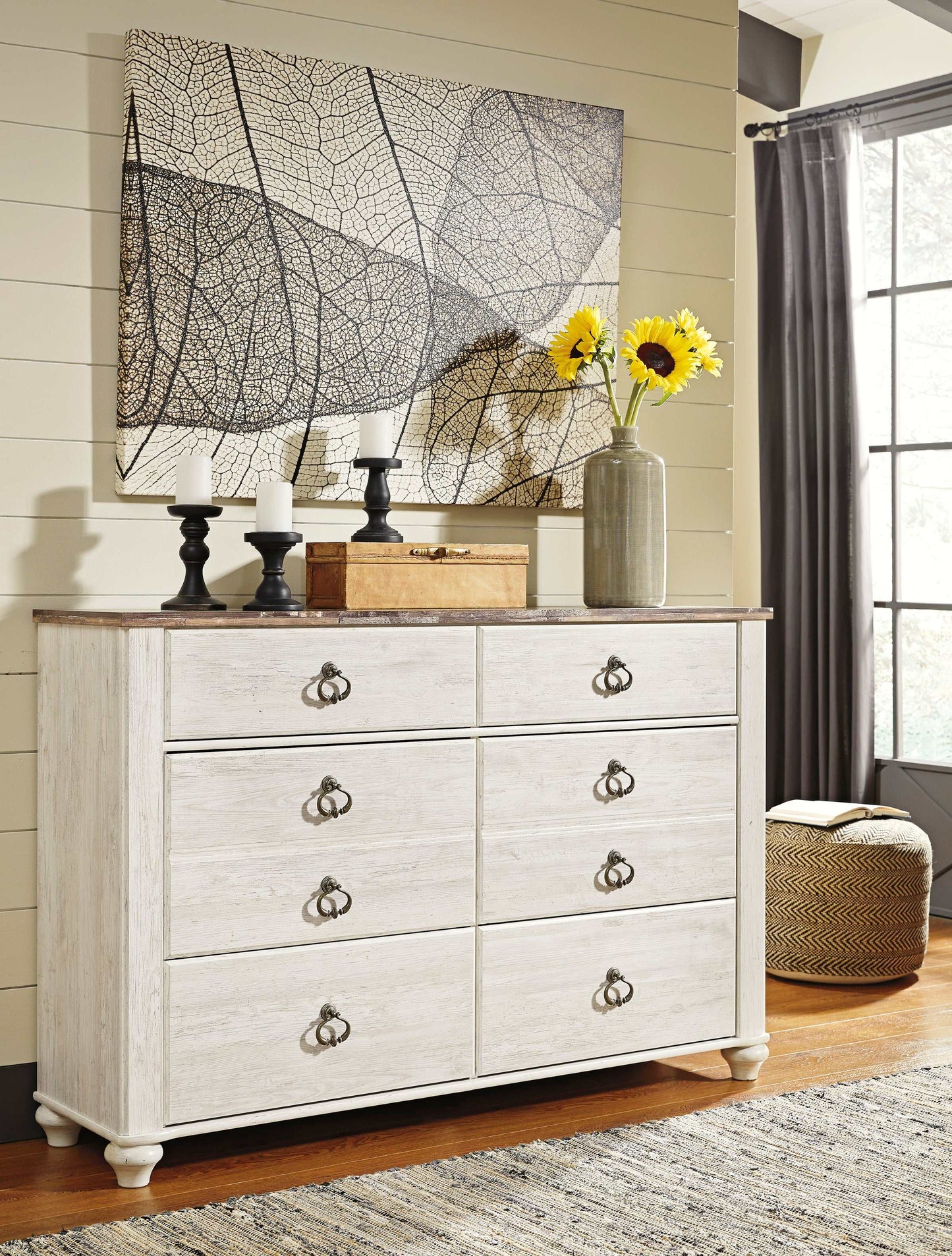 Willowton Whitewash Dresser