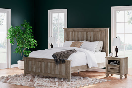 Yarbeck Sand King Panel Bed