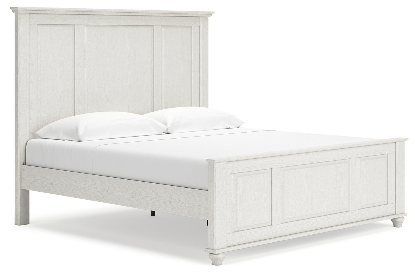 Grantoni White King Panel Bed