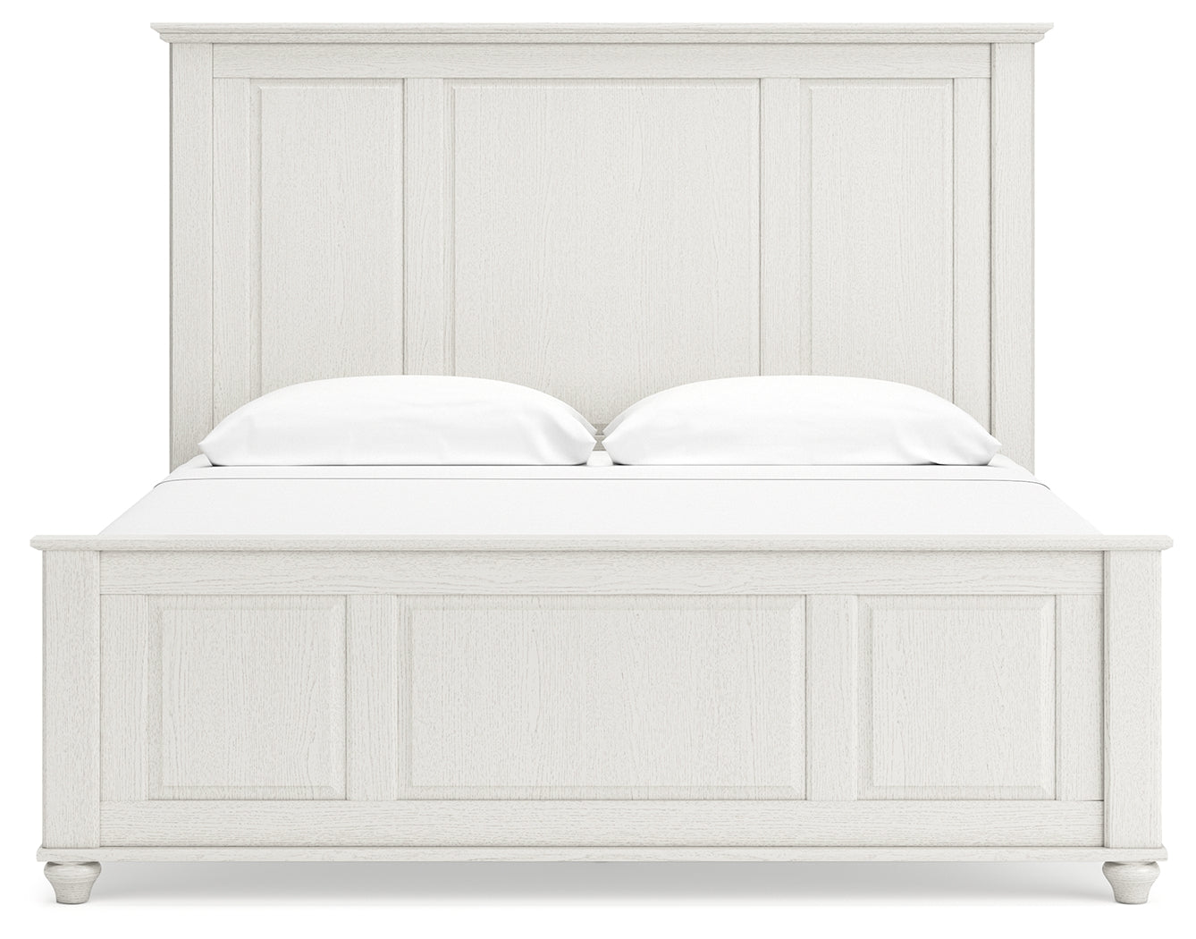 Grantoni White King Panel Bed