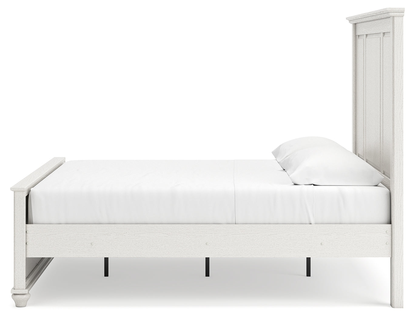 Grantoni White King Panel Bed