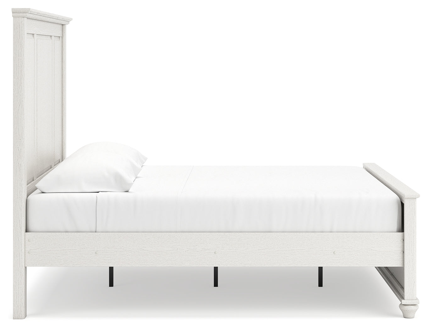 Grantoni White King Panel Bed