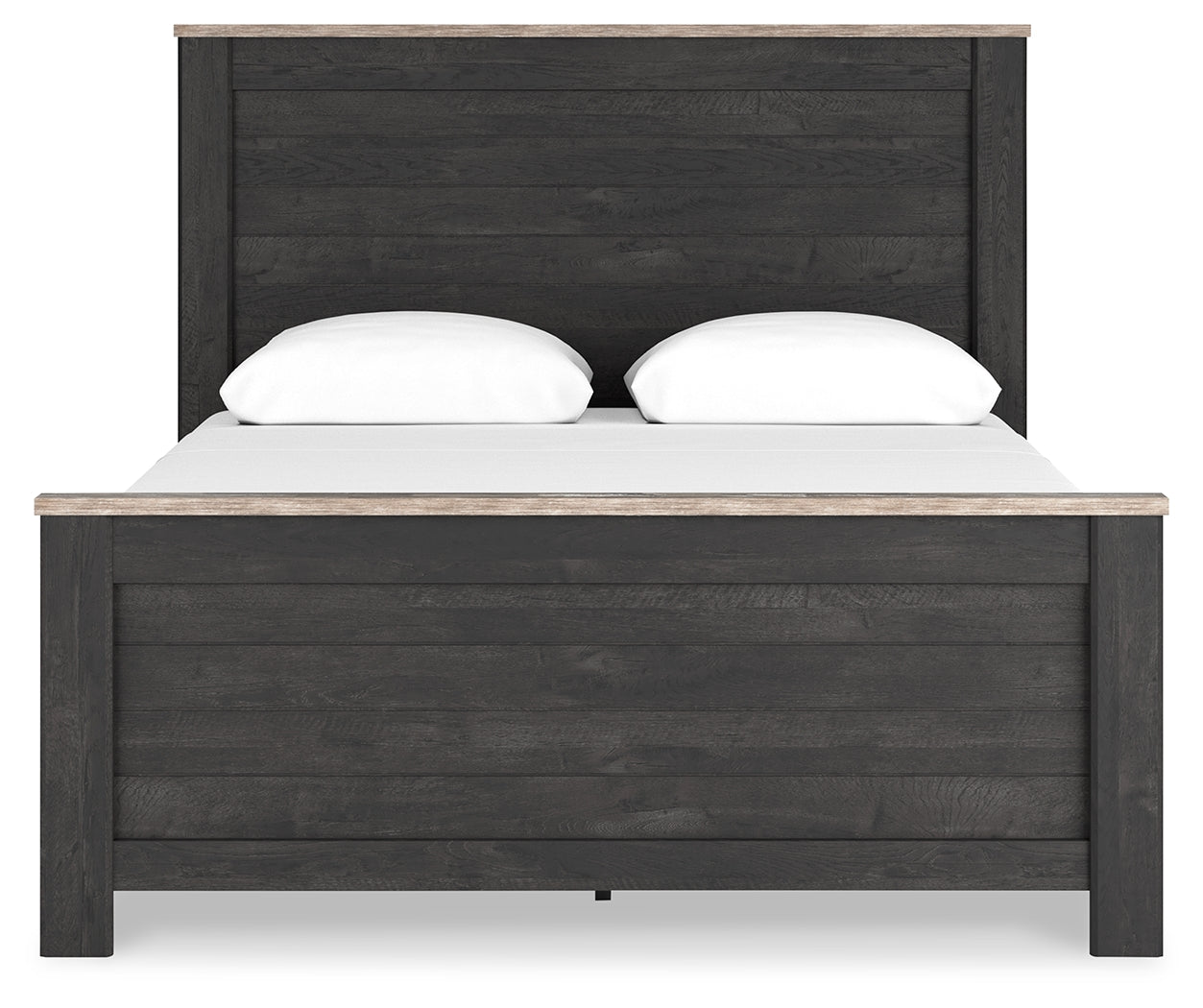 Nanforth Two-tone Queen Panel Bed