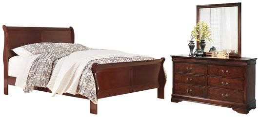 Alisdair Queen Sleigh Bedroom Set with Dresser and Mirror