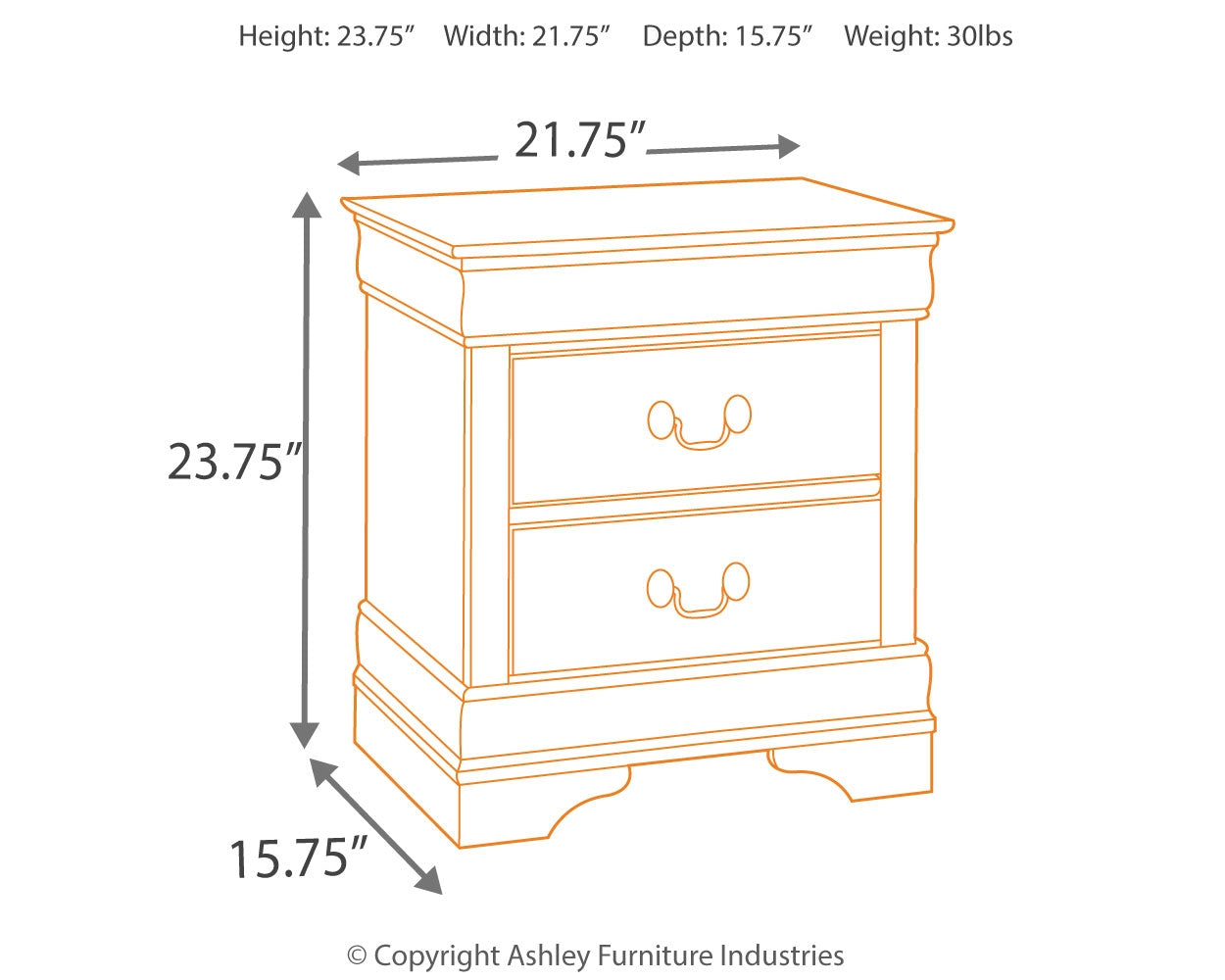 Alisdair Reddish Brown Full Sleigh Bedroom Set with Dresser, Mirror, Chest and Nightstand