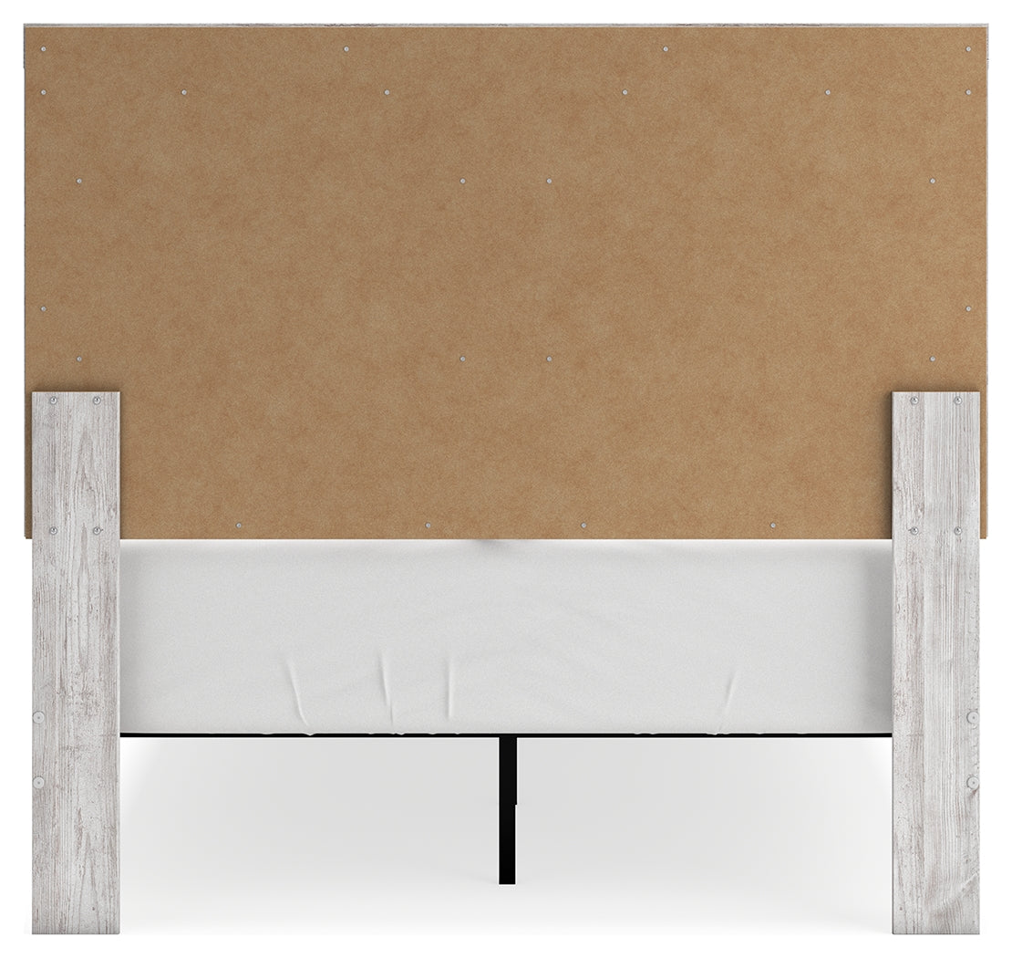 Cayboni Whitewash Full Panel Bed