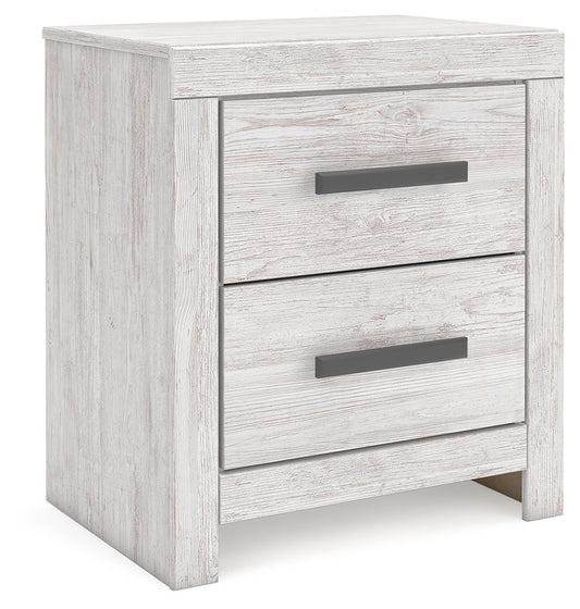 Cayboni Whitewash Nightstand