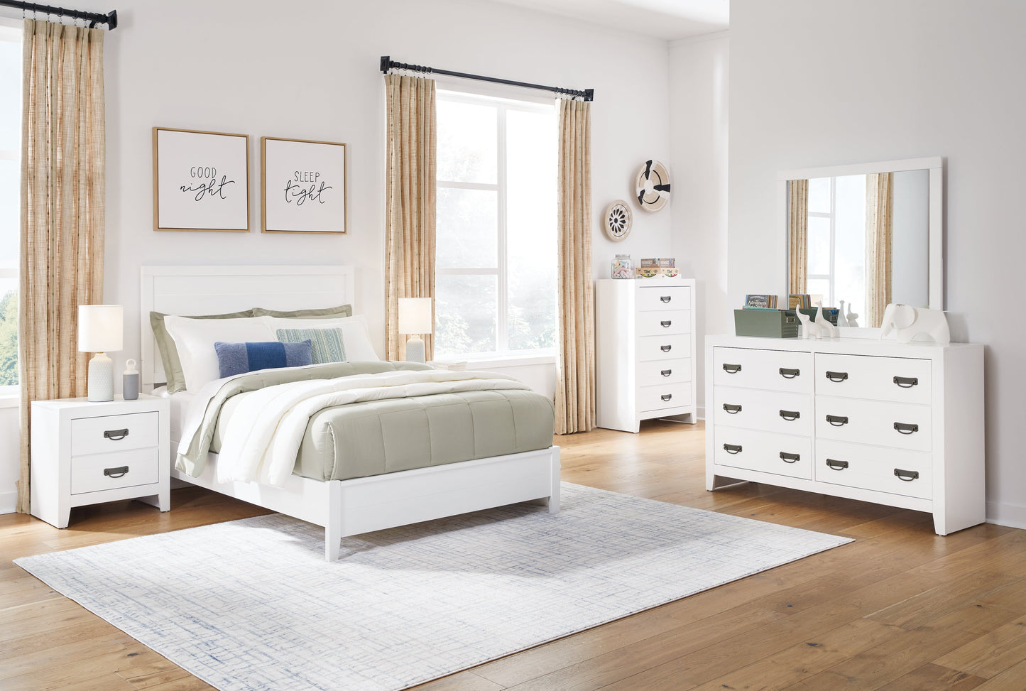 Binterglen Full Panel Bedroom Set with Dresser and Mirror