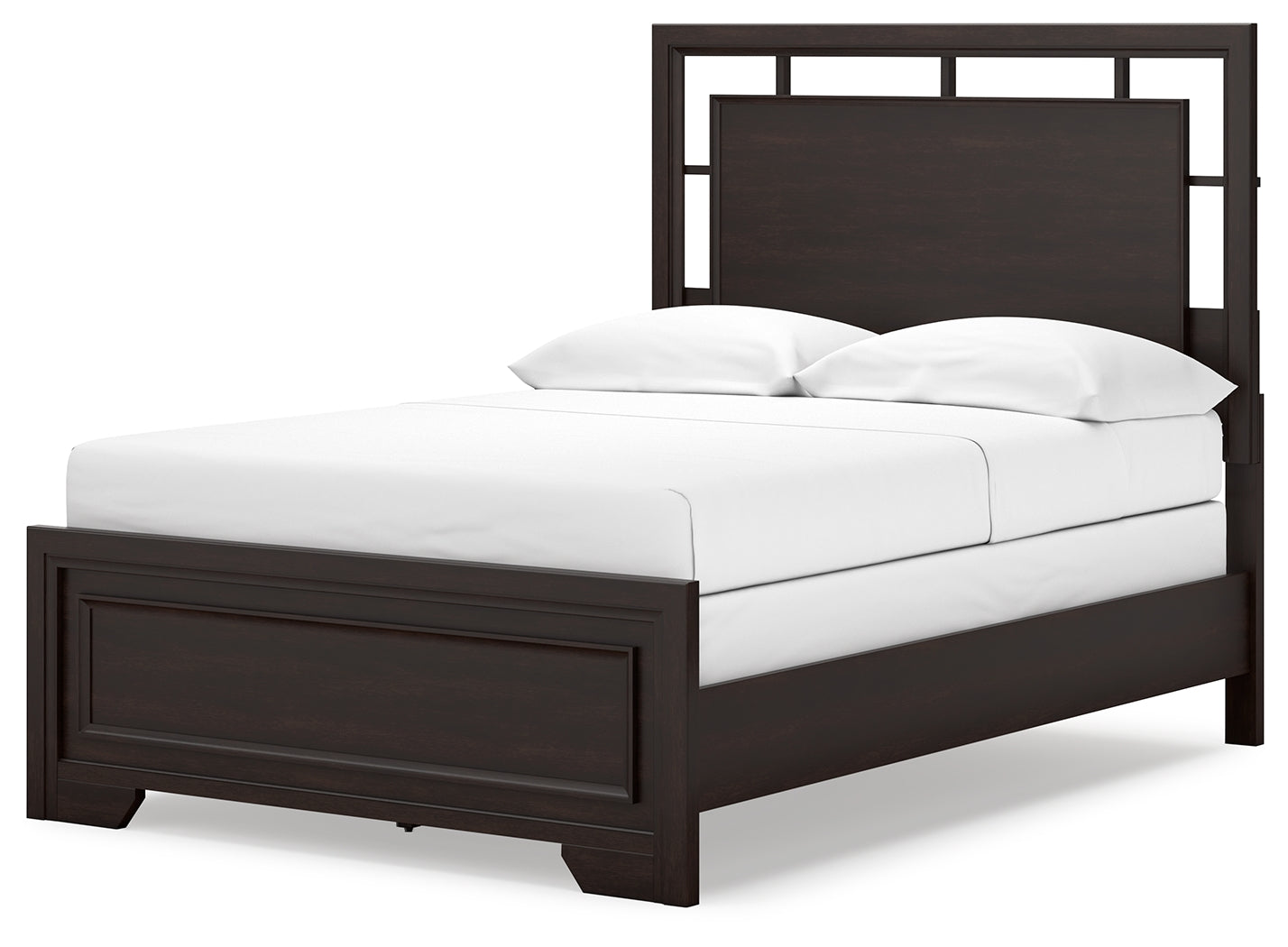 Covetown Dark Brown Full Panel Bed