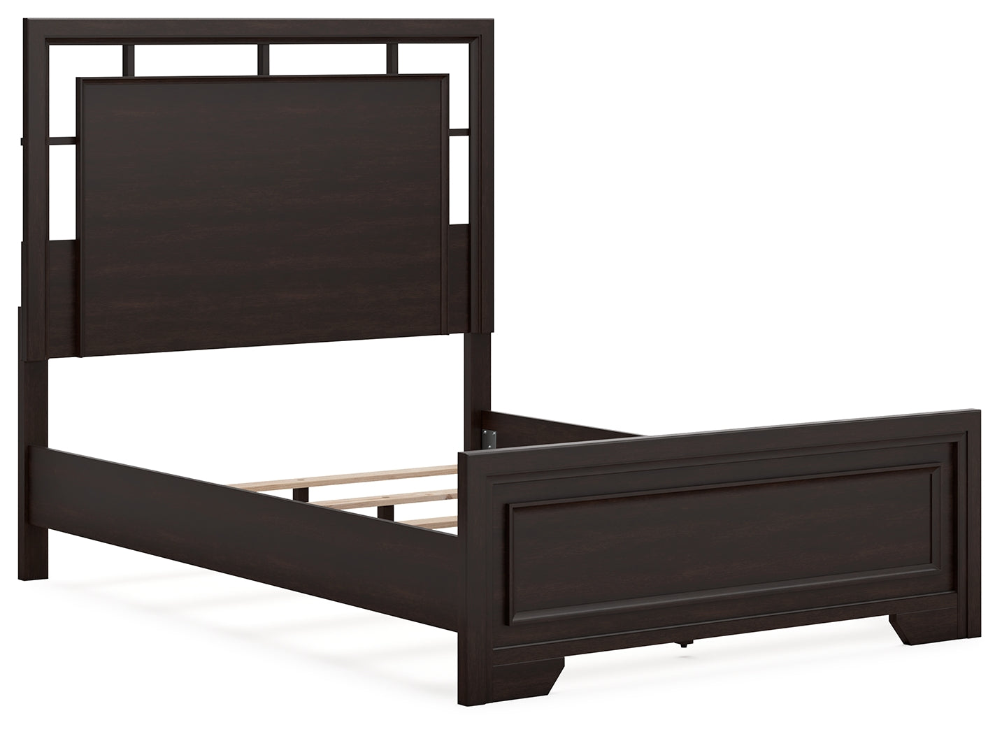 Covetown Dark Brown Full Panel Bed